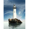Realistic Old Lighthouse Fabric Panel - ineedfabric.com