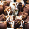 Realistic Packed Cows Pattern 1 Fabric - ineedfabric.com