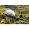 Realistic Steam Train Crossing Glenfinnan Viaduct Fabric Panel - ineedfabric.com