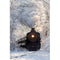 Realistic Steam Train in Snow Fabric Panel - ineedfabric.com