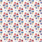 Red, White & Blue Ice Cream Fabric - White - ineedfabric.com
