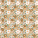 Retro Bohemian Floral Pattern 1 Fabric - ineedfabric.com