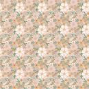 Retro Bohemian Floral Pattern 4 Fabric - ineedfabric.com