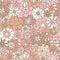 Retro Boho Floral Fabric - ineedfabric.com