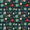 Retro Christmas Bulbs Pattern 5 Fabric - ineedfabric.com