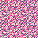 Retro Diamond Fabric - Purple/Pink - ineedfabric.com
