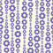 Retro Optical Illusion Floral Fabric - Purple/Tan - ineedfabric.com