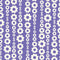 Retro Optical Illusion Floral Fabric - Tan/Purple - ineedfabric.com