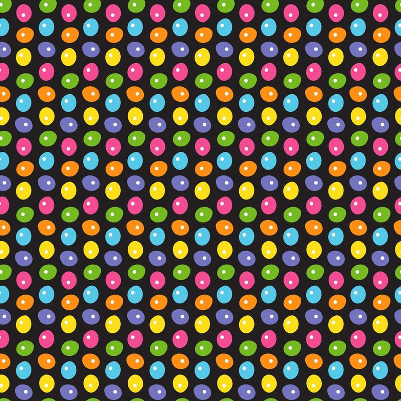 Retro Rainbow Pebble Fabric - ineedfabric.com