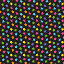 Retro Rainbow Star Fabric - ineedfabric.com