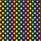 Retro Rainbow String Bead Fabric - ineedfabric.com