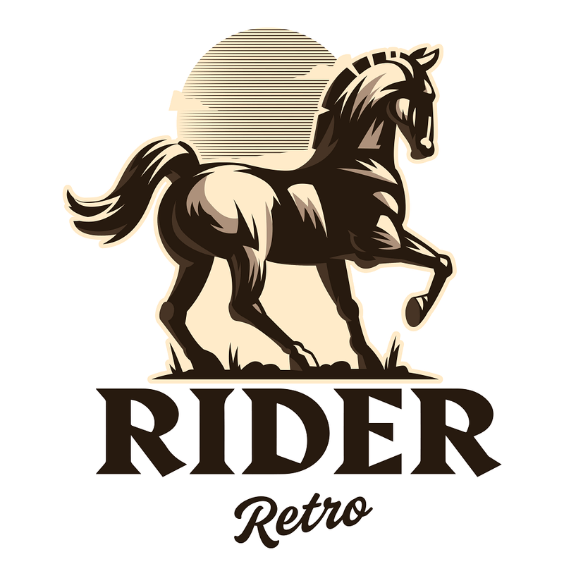 Retro Rider Fabric Panel - ineedfabric.com