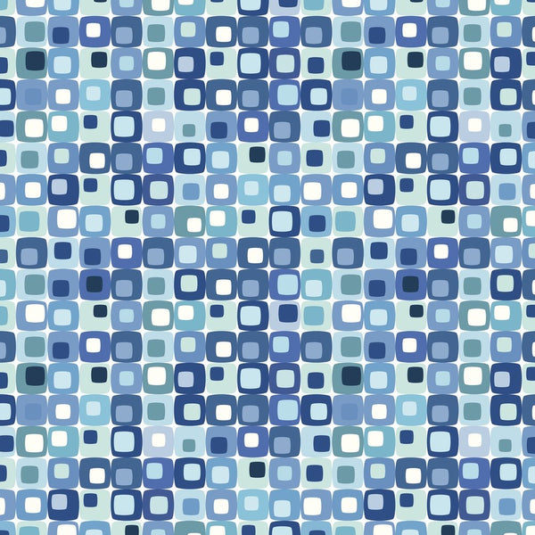 Retro Tiled Fabric - ineedfabric.com