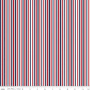 Riley Blake, 1/8" Striped Fabric - Patriotic - ineedfabric.com