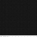 Riley Blake, Swiss Dot Fabric - Black - ineedfabric.com