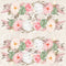 Romantic Bouquets Arrangements on Words Fabric - Tan - ineedfabric.com