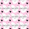 Romantic Valentine's Day Heart Fabric - Pink - ineedfabric.com