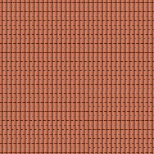 Roof Tiles Fabric - Red - ineedfabric.com