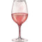 Rosé Wine Glass Fabric Panel - Variation 3 - ineedfabric.com