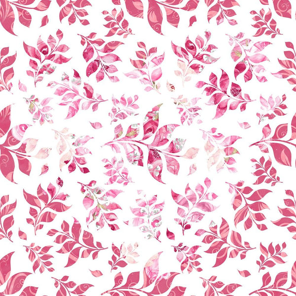 Roses Heart Valentine Floral Fabric - ineedfabric.com