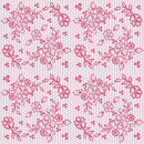 Roses Heart Valentine Floral Lace Fabric - White - ineedfabric.com