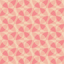 Rounded Geometric Shapes Fabric - Pink - ineedfabric.com