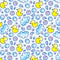 Rubber Duckie Tub Time Fabric - Multi - ineedfabric.com