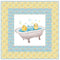 Rubber Ducks Bathtub Wall Hanging 42" x 42" - ineedfabric.com