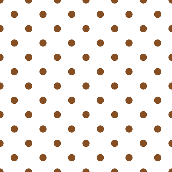 Russet Dots Fabric - White - ineedfabric.com