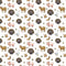 Rustic Farm Animals Fabric - White - ineedfabric.com
