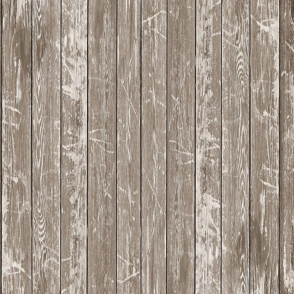 Rustic Wood Planks Fabric - Light Brown - ineedfabric.com