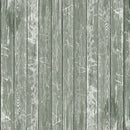 Rustic Wood Planks Fabric - Moss Green - ineedfabric.com