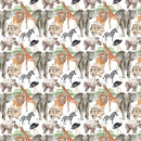Safari Animal Fabric - Multi - ineedfabric.com