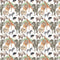 Safari Animal Fabric - White - ineedfabric.com