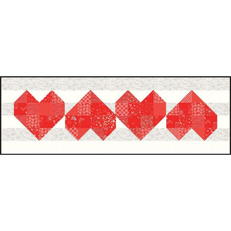 Sandy Gervais Arrow Heart Quilt and Table Runner Pattern - ineedfabric.com