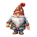 Santa Claus Gnomes 4 Fabric Panel - ineedfabric.com