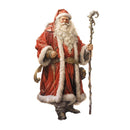 Santa with Walking Stick Fabric Panel - ineedfabric.com