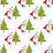 Santa's Merry Christmas Fabric - ineedfabric.com
