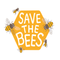 Save The Bees Fabric Panel - ineedfabric.com