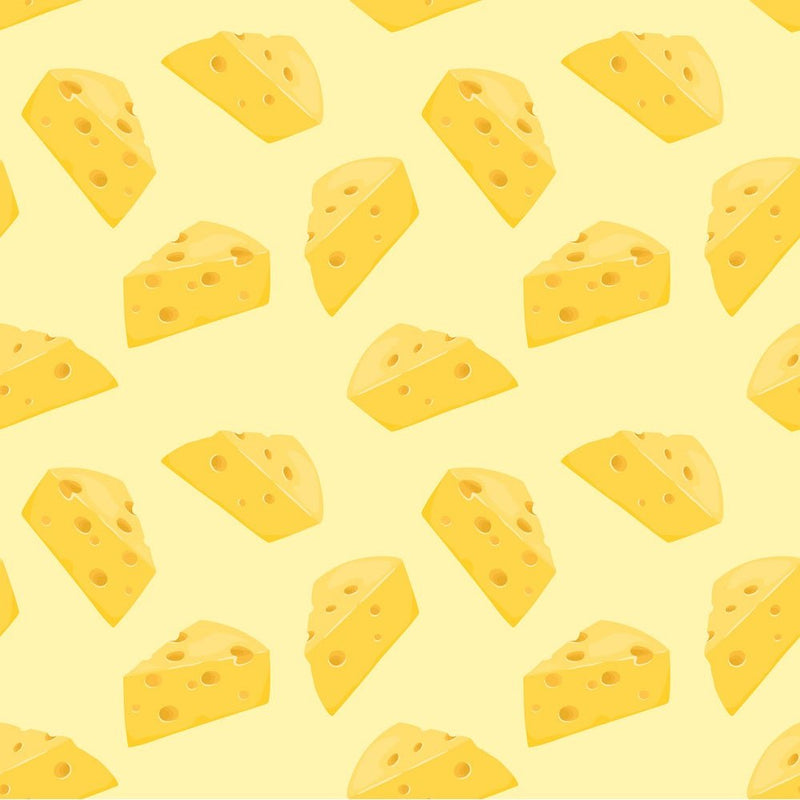 Scattered Cheese Fabric - Yellow - ineedfabric.com