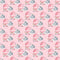 School Supply Bundle on Dainty Floral Fabric - Pink - ineedfabric.com