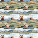 Scottish Highland Cows 13 Fabric - ineedfabric.com