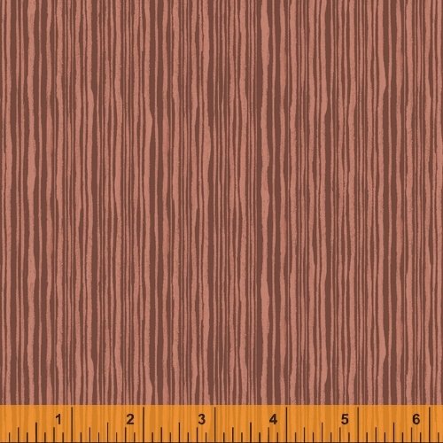 Scratch Stripe Fabric - Rust - ineedfabric.com