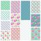 Sea Jellyfish Fabric Collection - 1/2 Yard Bundle - ineedfabric.com