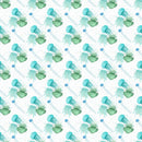 Sea Jellyfish Fabric - White - ineedfabric.com