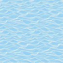Sea Waves Fabric - ineedfabric.com