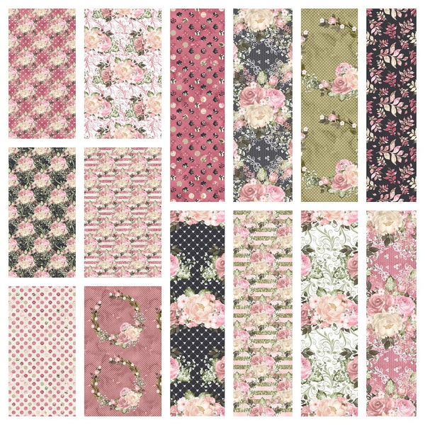 Quilt Fabric Bundle- Neutral Colors- 8-1/2 Total Yards
