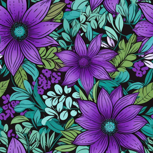 Seeing Purple Pattern 10 Fabric - ineedfabric.com