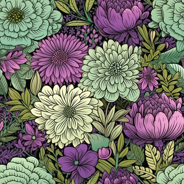 Seeing Purple Pattern 5 Fabric - ineedfabric.com