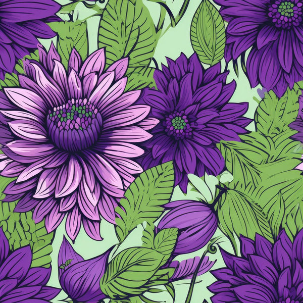 Seeing Purple Pattern 7 Fabric - ineedfabric.com